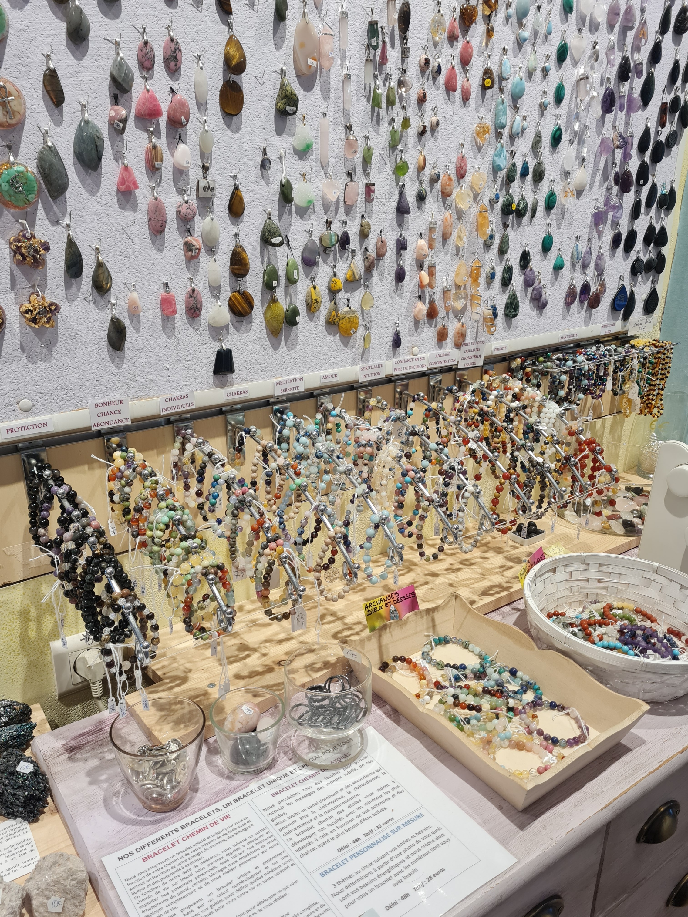 Bracelets en pierres